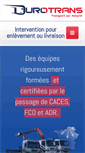 Mobile Screenshot of durotrans.com